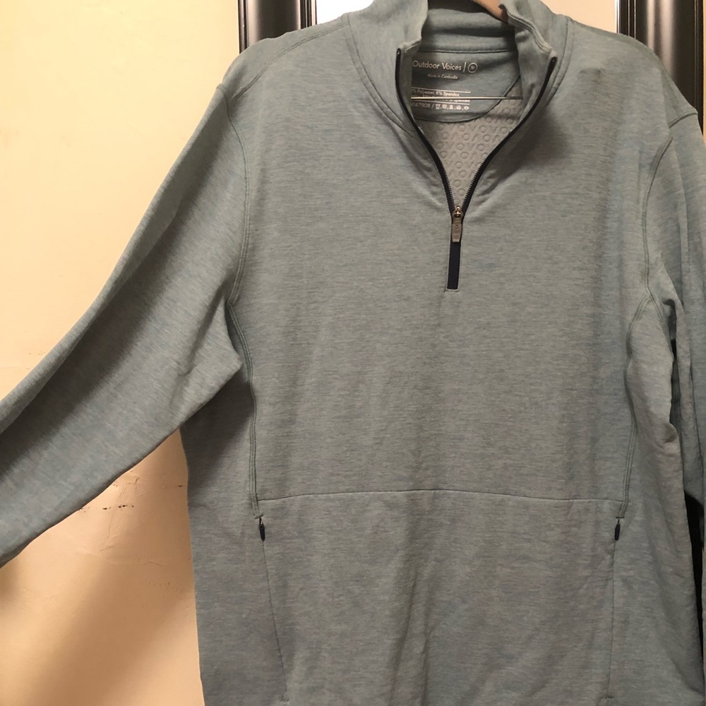 Outdoor Voice 3/4 zip. Never worn!